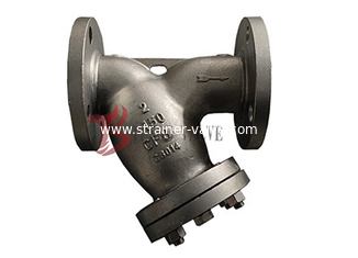 Stainless Steel A351 CF8 Y Strainer Flange to Ansi 150LB Cast Steel SS304 2INCH Y Filters For Seawater