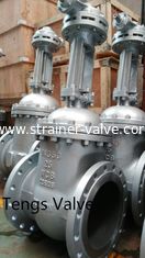 DIN Standard PN25 Flange Ends Cast Steel Manual Rising Stem Gate Valve