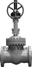 API Cast Steel Flanged Ends Flexible Wedge Gate Valve ANSI 300lbs For Oil And Gas Industry