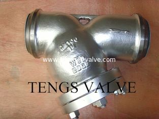 Ansi Bw Ends Cast Steel Bolted Cover Y Strainer, Carbon Steel Butt Welding Y Type Filter