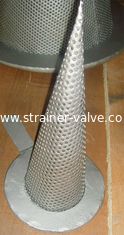stainless steel 3/4"-36" temporary cone strainer/filter