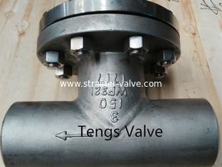 Welded Stainless Steel T Type Strainer, Fabricated Steel Bw Ends T Strainers