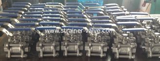 Cast Steel High Pressure Screwed & NPT Ends 3pc Body Ball Valve