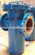 Fabricated Basket Strainer, Carbon Steel, Welded Body Flanged Industrial Simplex Basket Strainers