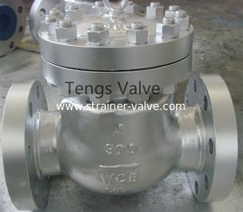 API 6D Cast Steel Flanged Ends Bolted Cover Swing Check Valve Non-Return Valve Class 900Lbs