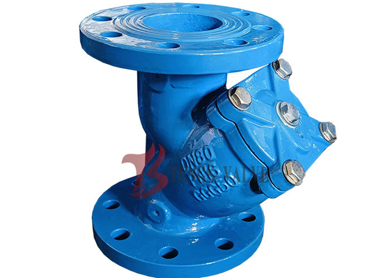 Ductile Iron GGG50 Y Type Strainer, SS304 Mesh, BS EN1092 Flanged DI Y Filter, Pn16