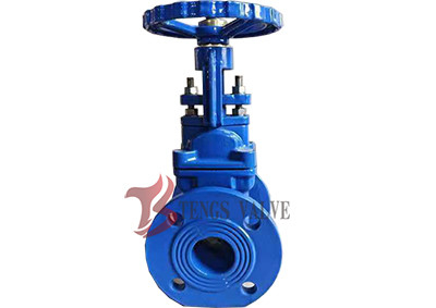GGG50 Resilient Wedge Gate Valve, Ductile Iron, DI Manual Rising Stem Gate Valves, Flange PN16