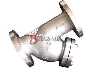 Y Pattern Strainer Stainless Steel SS304 3inch CL150 Cast Steel A351 CF8 Wye Type Filter