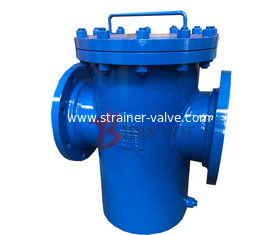 Basket Type Strainer CS Carbon Steel WPB Basket Filter ANSI 150LB Flanged RF Ends Suitable for Pump