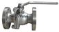 Cast Stainless Steel 2pc Split Body Side Entry Design Flanged Ends Lever Floating Ball Valve