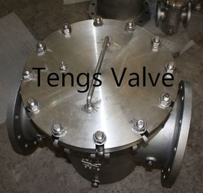 Quick Opening Strainer, Davit Cover Flanged Industrial Basket Strainer, Steel pipeline Filter