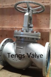 DIN Standard Stop Valve Flanged Ends Cast Steel Handwheel Globe Valve PN16 - PN40