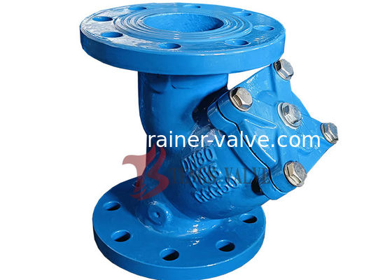 Ductile Iron GGG50 Y Type Strainer, SS304 Mesh, BS EN1092 Flanged DI Y Filter, Pn16
