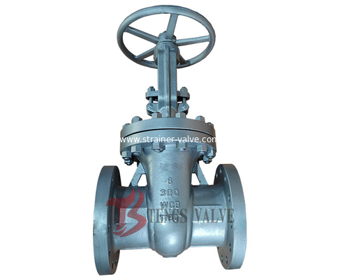 Cast Steel WCB Metal Seated Gate Valve 6inch 300LB Flanged Manual Valves DN150mm PN50