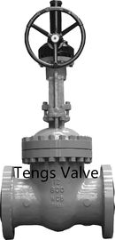API Cast Steel Flanged Ends Flexible Wedge Gate Valve 150Lbs - 900Lbs For Oil And Gas Industry