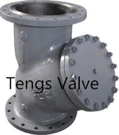API Flanged Cast Steel Industrial Y Strainer Ansi Y (Wye) Type Filter CLASS 150 LB / 150#