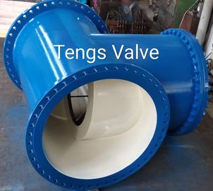 T Type Strainer, Welded, Carbon Steel,  Fabricated Steel Flanged Ends T Strainers, ANSI 150LB, Large Size