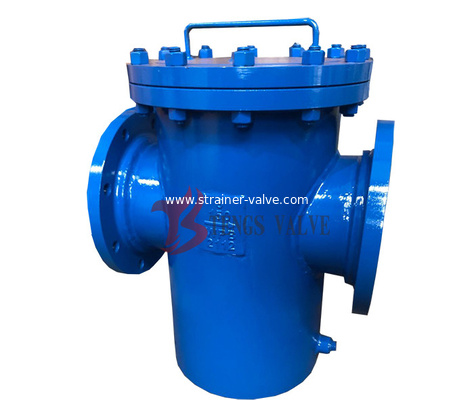 Basket Type Strainer CS Carbon Steel WPB Basket Filter ANSI 150LB Flanged RF Ends Suitable for Pump